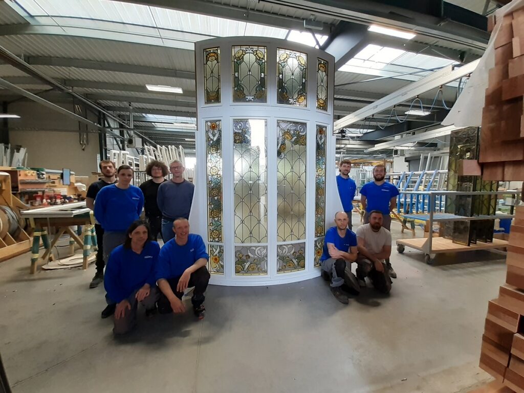 Fenêtres bombées pour maison prestige